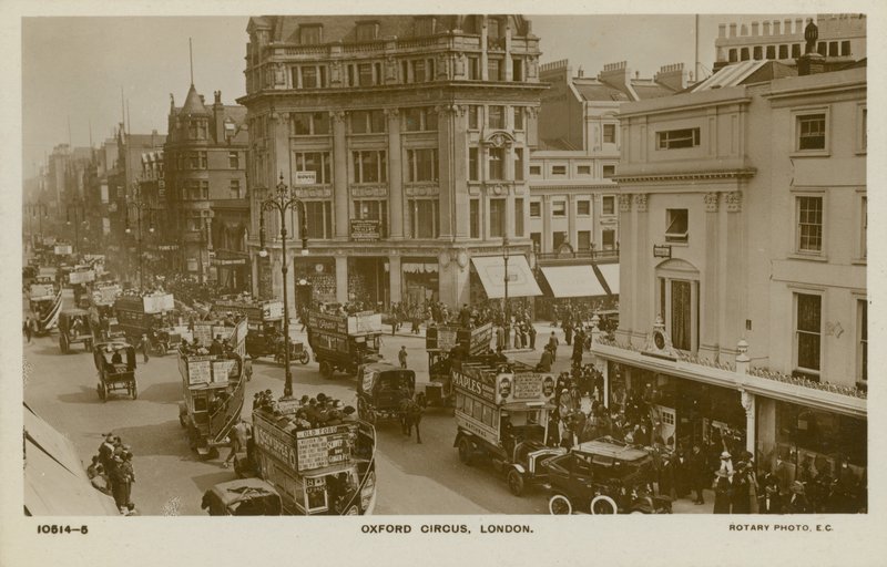 Oxford Circus, em Londres de English Photographer