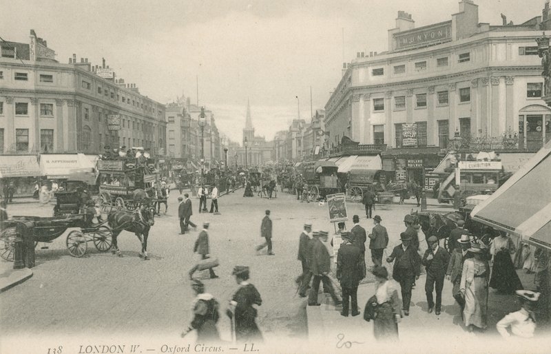 Oxford Circus, em Londres de English Photographer