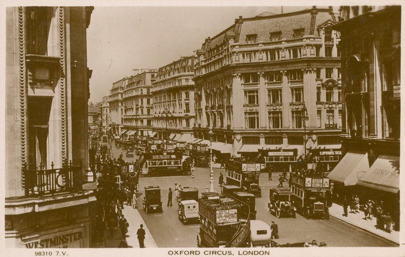 Oxford Circus, em Londres de English Photographer