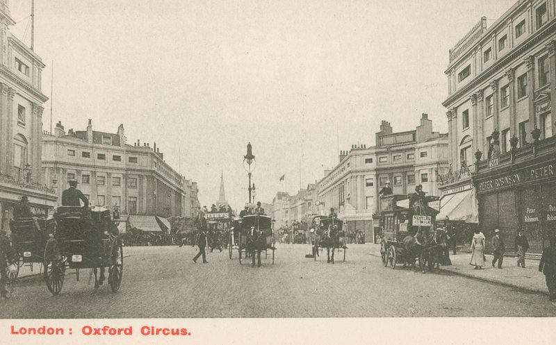 Oxford Circus, em Londres de English Photographer