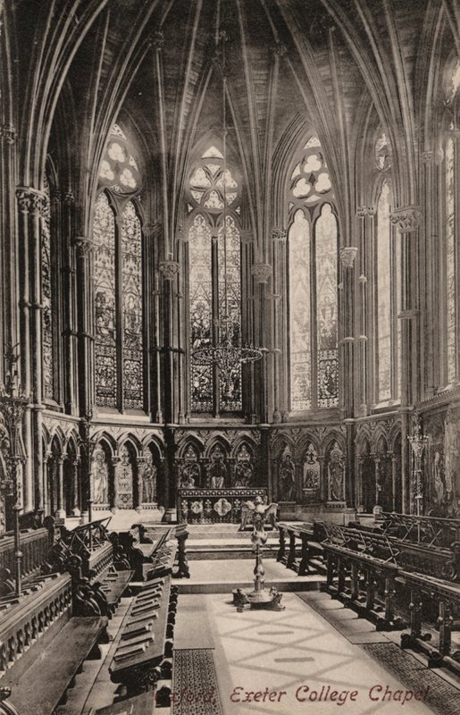 Oxford, Exeter College Chapel (foto a p/b) de English Photographer
