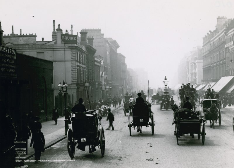 Oxford Street, Londres; olhando para oeste de English Photographer