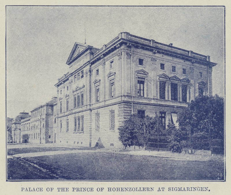 Palácio do Príncipe de Hohenzollern em Sigmaringen de English Photographer