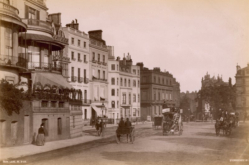 Park Lane, em Londres de English Photographer