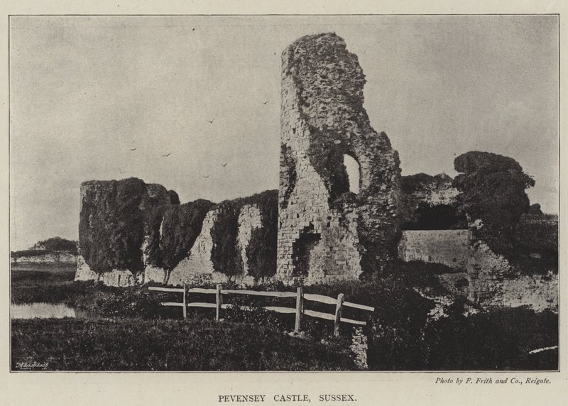 Pevensey Castle, Sussex de English Photographer