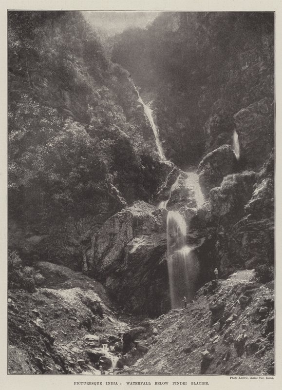 Pitoresca Índia, Cachoeira abaixo do Glaciar Pindri de English Photographer