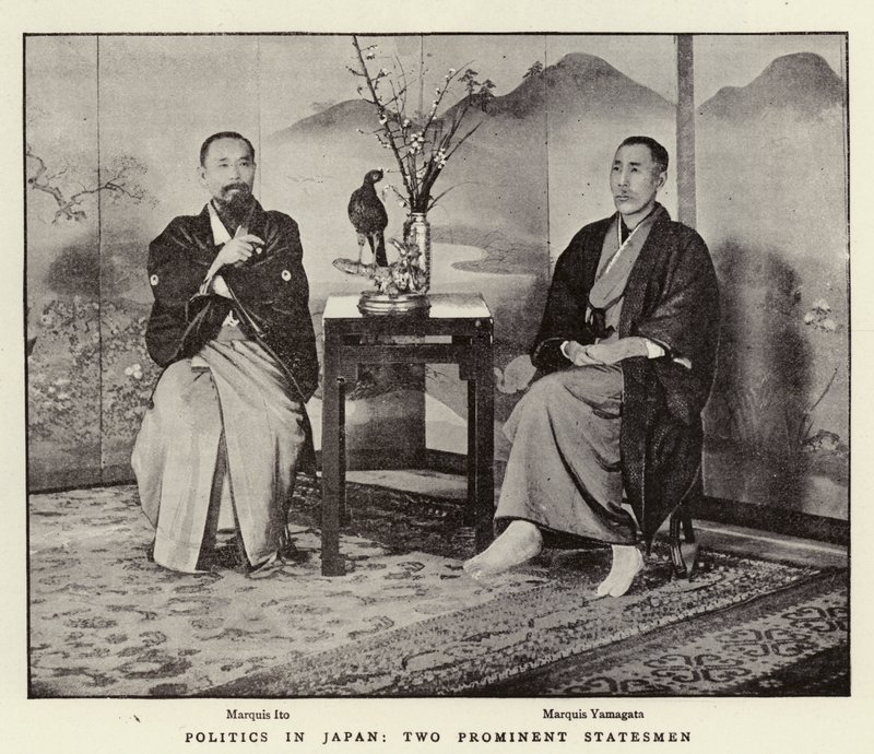 Política no Japão, dois estadistas proeminentes de English Photographer