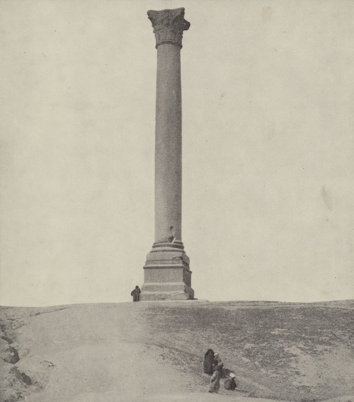 Pilar de Pompeu, criado em honra de Diocleciano de English Photographer