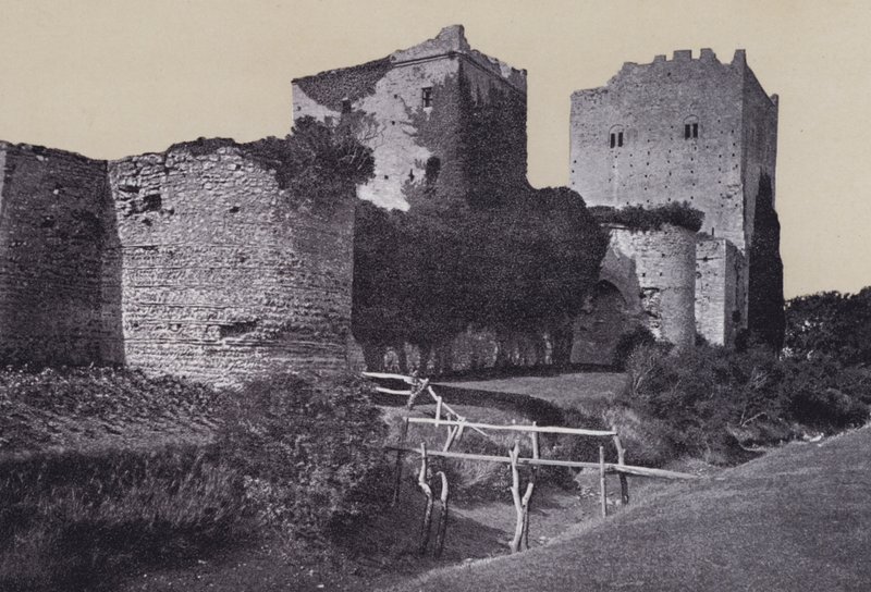 Castelo de Portchester (foto a p/b) de English Photographer