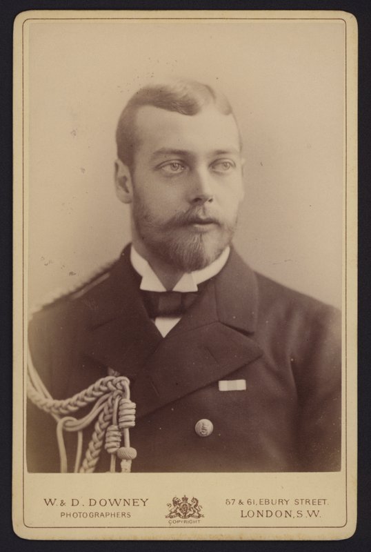 Retrato, George, Duque de York, Futuro Rei George V (foto a p/b) de English Photographer