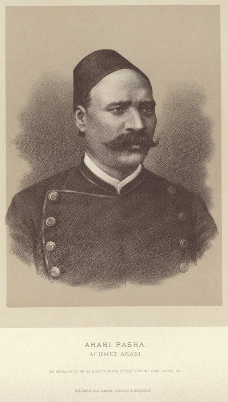 Retrato de Arabi Pasha de English Photographer