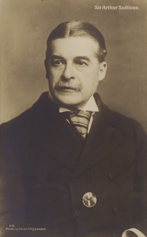 Retrato de Sir Arthur Sullivan de English Photographer