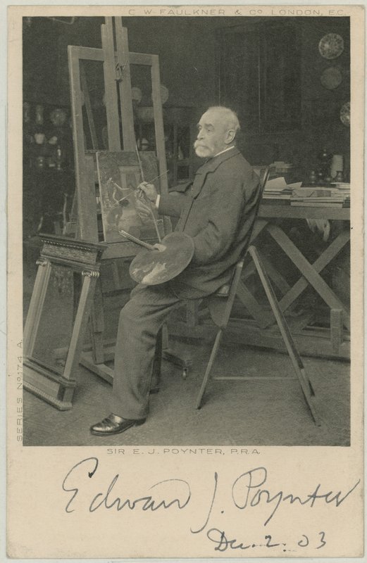 Retrato de Sir Edward J Poynter de English Photographer