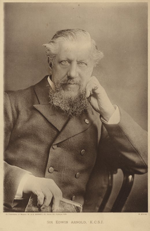 Retrato de Sir Edwin Arnold de English Photographer