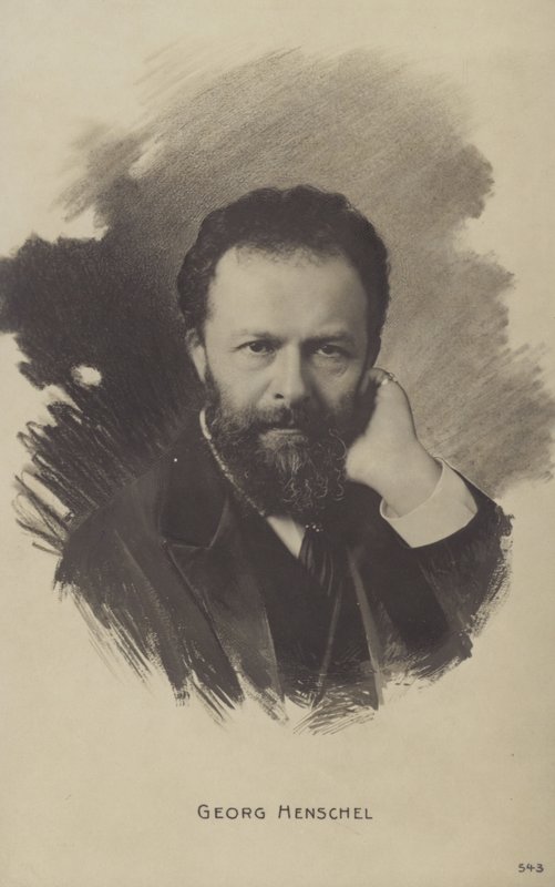 Retrato de Sir George Henschel de English Photographer
