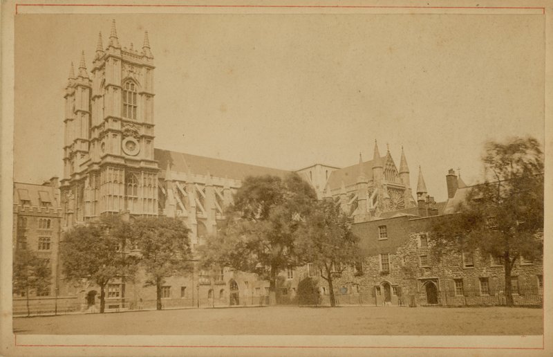 Postal da Abadia de Westminster de English Photographer