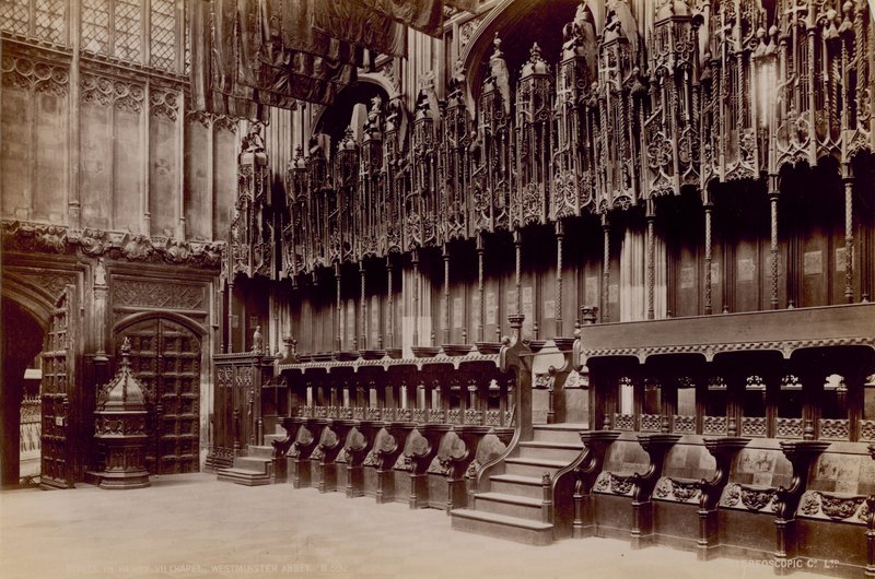 Postal da Abadia de Westminster de English Photographer