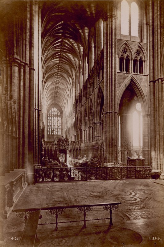 Postal da Abadia de Westminster de English Photographer