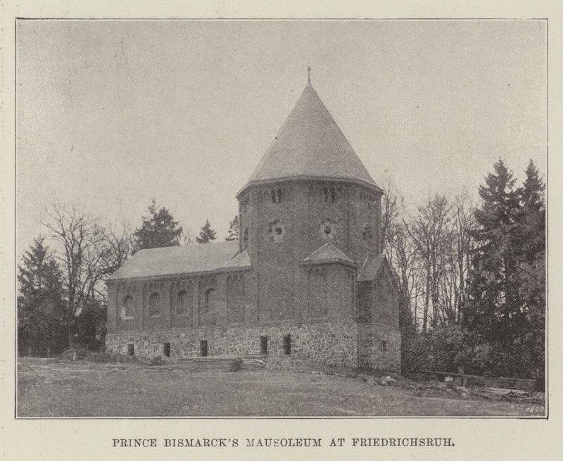 Mausoléu do Príncipe Bismarck em Friedrichsruh de English Photographer