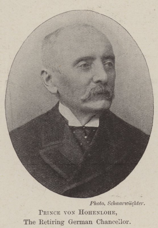 Príncipe von Hohenlohe, o chanceler alemão aposentado de English Photographer