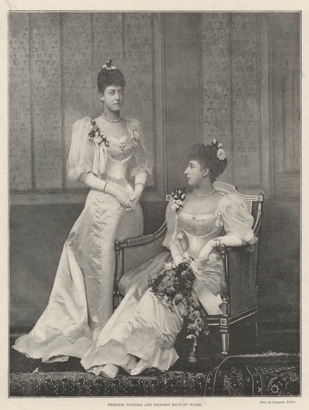Princesa Victoria e Princesa Maud do País de Gales de English Photographer