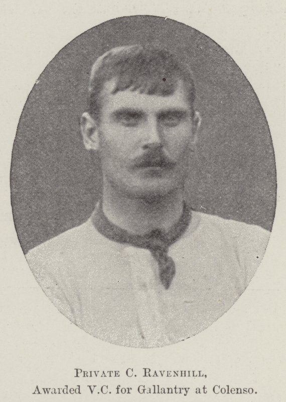 Private C Ravenhill, premiado com o VC de Gallantry no Colenso de English Photographer