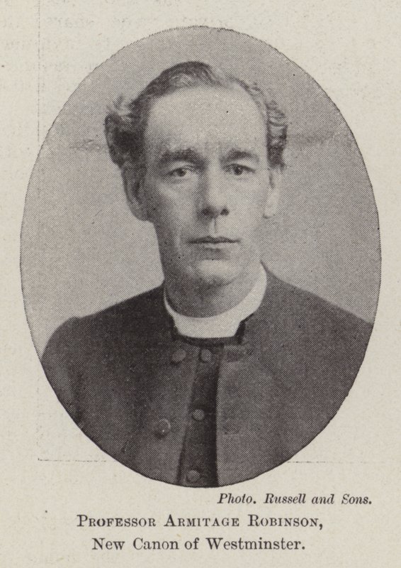 Professor Armitage Robinson, Novo Cânone de Westminster de English Photographer