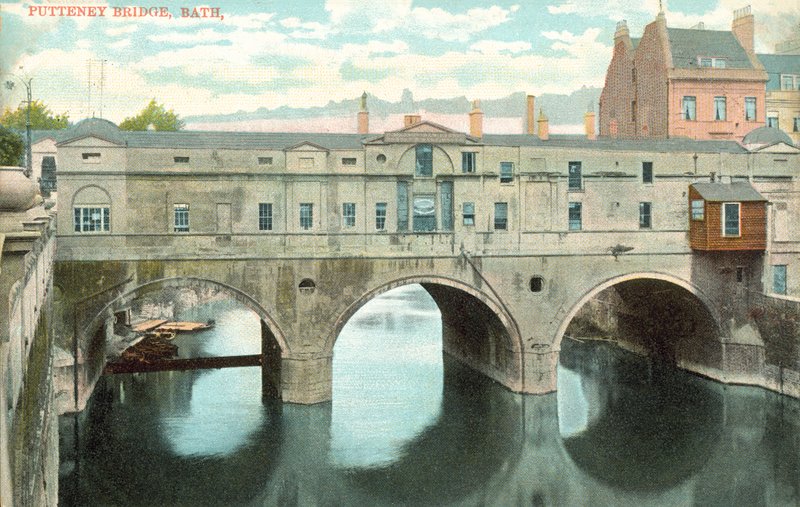 Ponte Pulteney, Bath, Somerset (foto colorida) de English Photographer