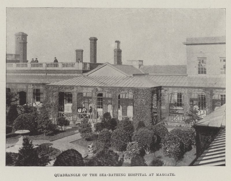 Quadrilátero do Hospital Sea-Bathing em Margate de English Photographer