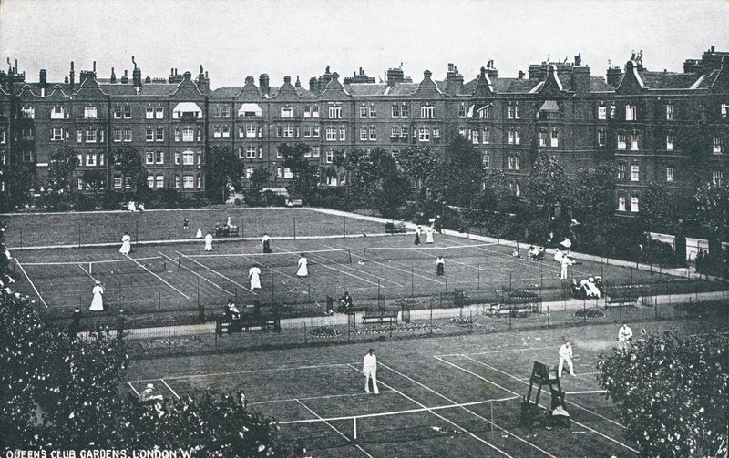 Jardins do Queens Club de English Photographer
