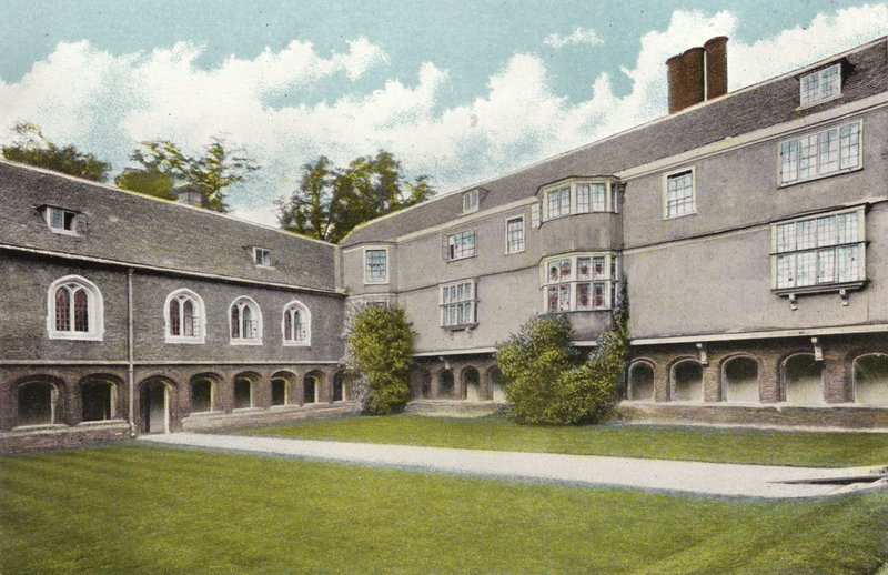 Queens College, corte de claustros de English Photographer