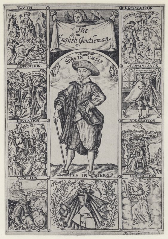 R Brathwait, The English Gentleman, J Haviland para R Bostock 1630 (foto a p/b) de English Photographer