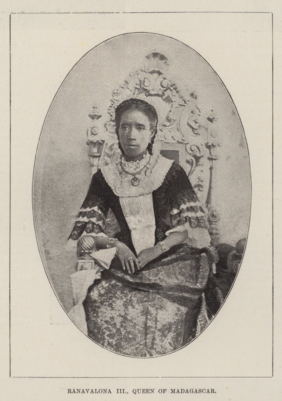 Ranavalona III, rainha de Madagascar de English Photographer