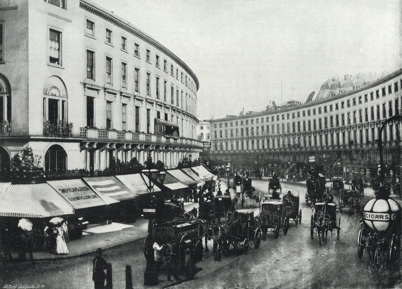 Regent Street, o Quadrante (foto a p/b) de English Photographer