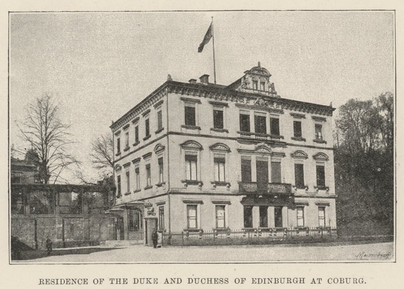Residência do duque e duquesa de Edimburgo em Coburg de English Photographer
