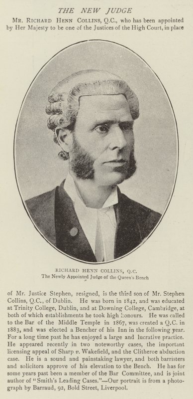 Richard Henn Collins, QC de English Photographer