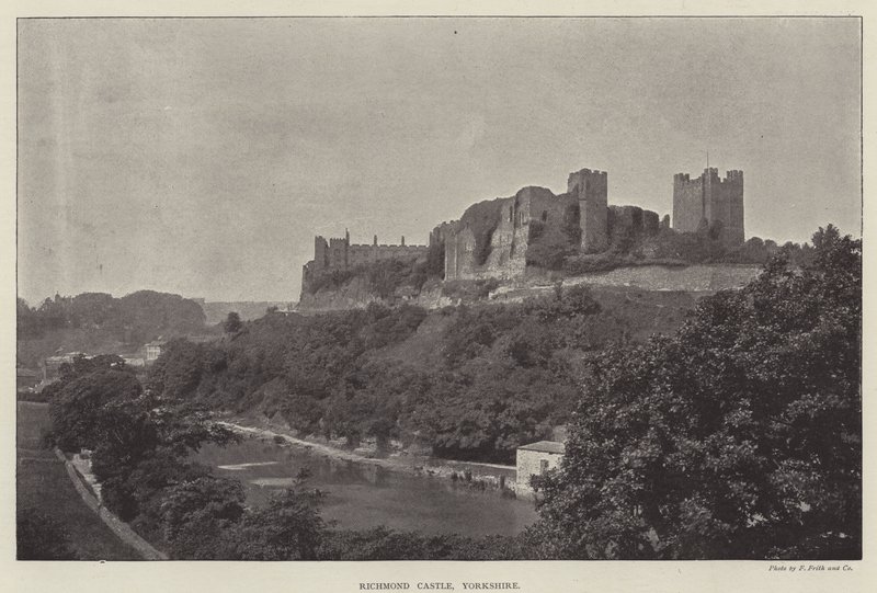 Castelo de Richmond, Yorkshire de English Photographer