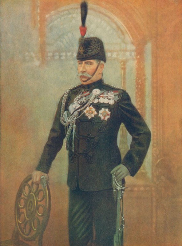 Hon certo Sir Redvers Buller, comandante em Natal. No uniforme do coronel comandante, o Royal Rifle Corps do rei de English Photographer