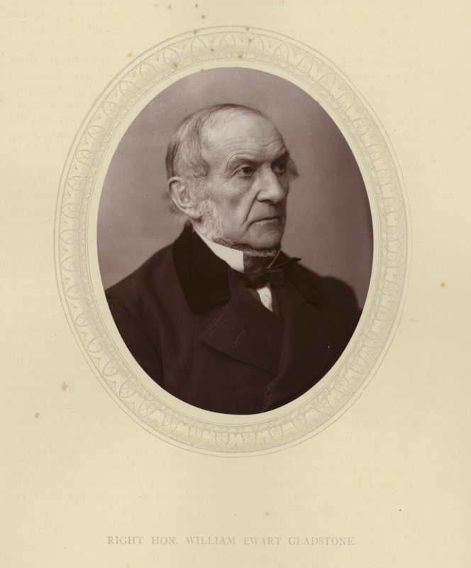 Hon certo William Ewart Gladstone de English Photographer