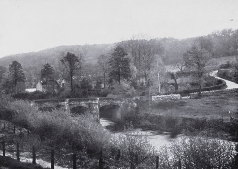 Rio Avon, Limpley Stoke (foto a p/b) de English Photographer