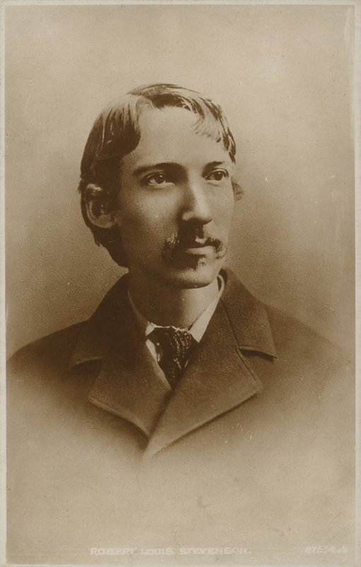 Robert Louis Stevenson (1850-1894), romancista escocês, poeta e escritor de viagens de English Photographer