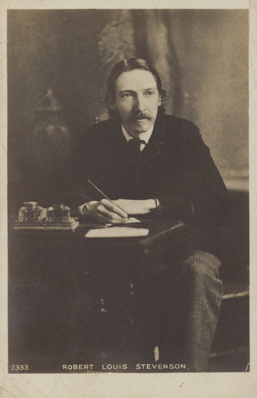 Robert Louis Stevenson (1850-1894), romancista escocês, poeta e escritor de viagens de English Photographer