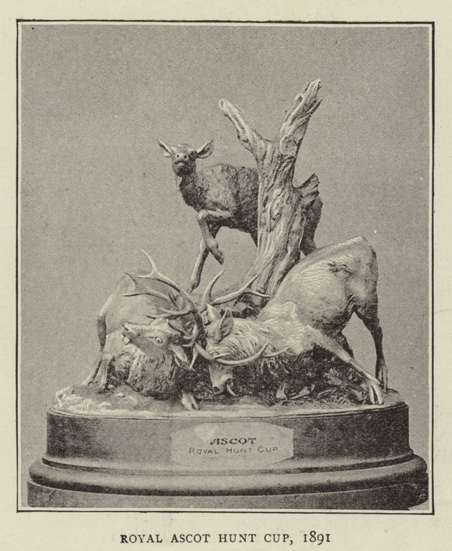 Royal Ascot Hunt Cup, 1891 de English Photographer