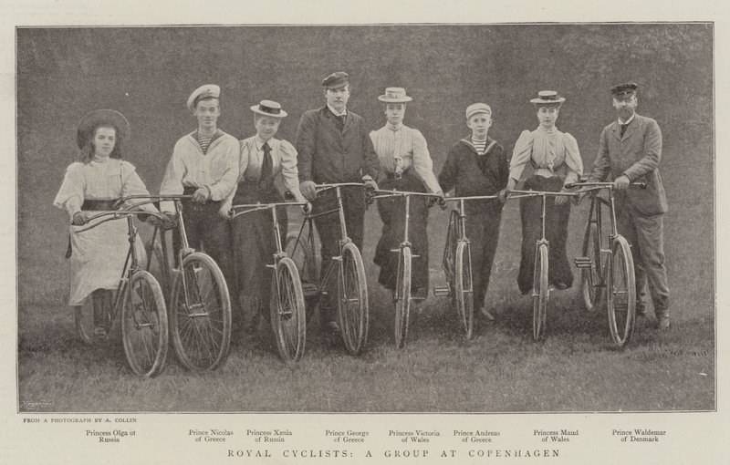 Royal Cyclists, um grupo em Copenhague de English Photographer
