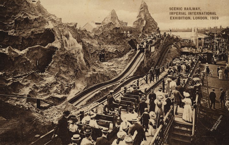 Caminho-de-ferro cénico, Exposição Internacional Imperial, Londres de English Photographer