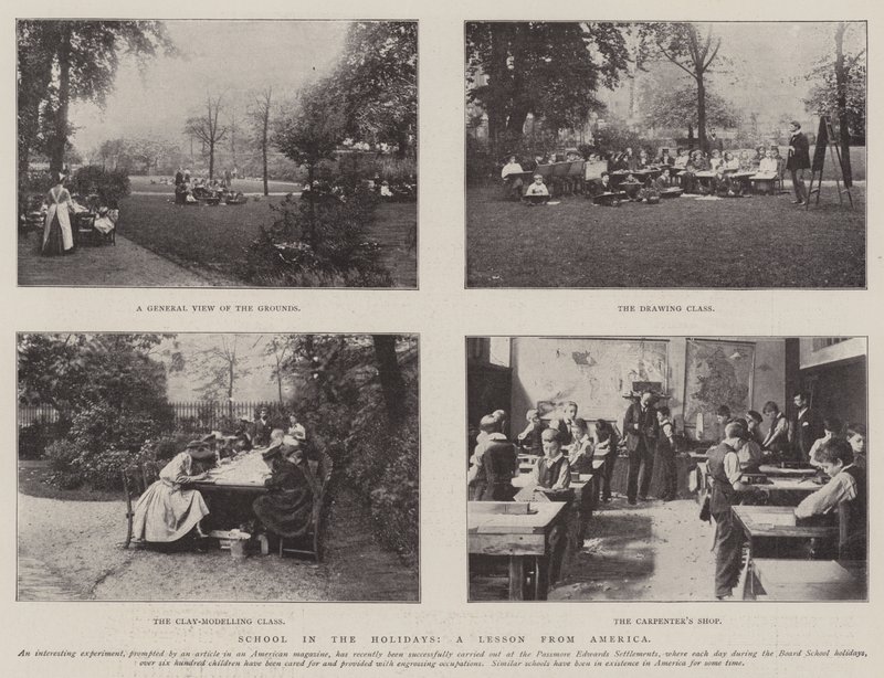 Escola nos feriados, uma lição da América de English Photographer