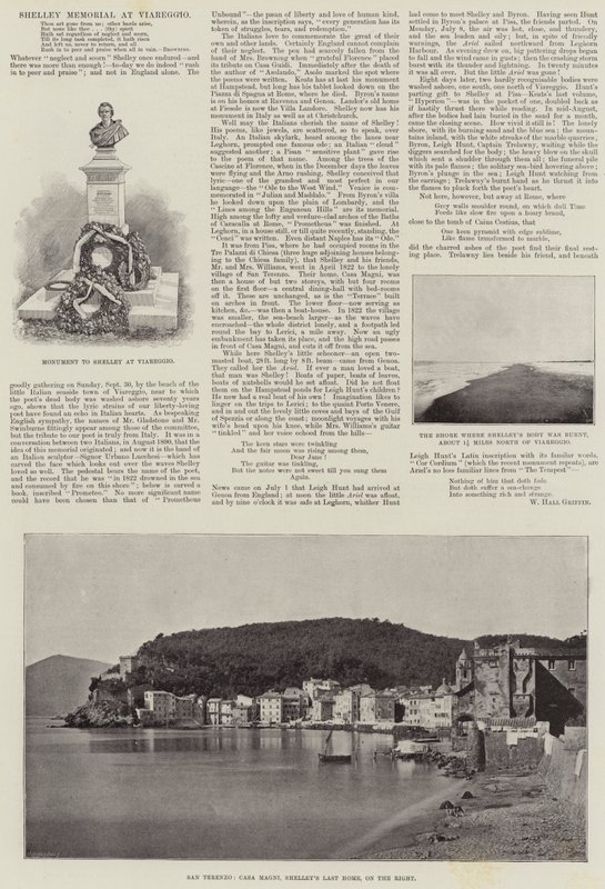 Memorial de Shelley em Viareggio de English Photographer