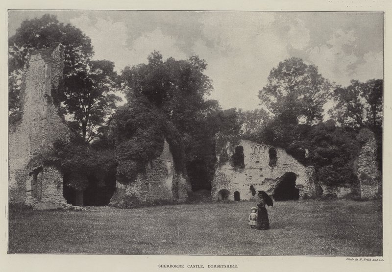 Castelo de Sherborne, Dorsetshire de English Photographer