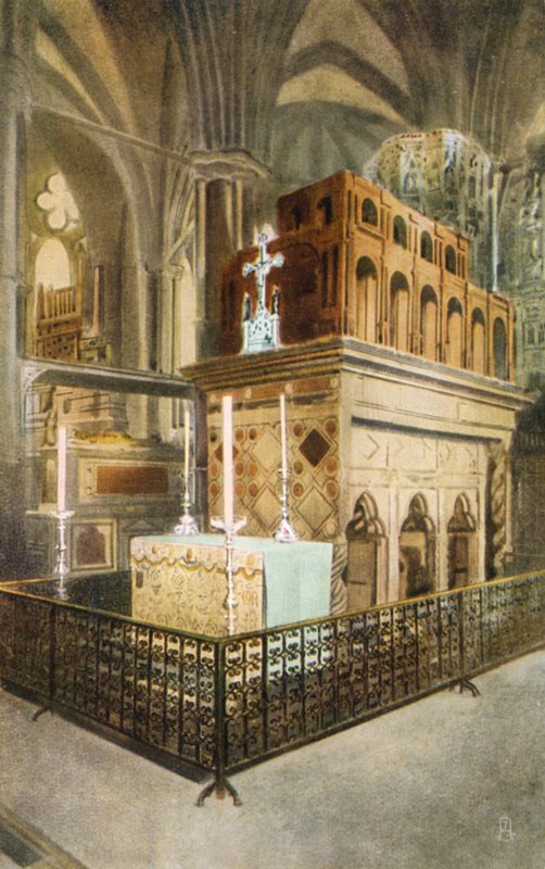 Santuário de Eduardo, o Confessor, Abadia de Westminster, Londres de English Photographer