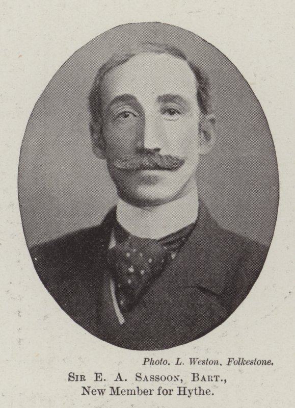 Sir EA Sassoon, Baronet, Novo membro da Hythe de English Photographer